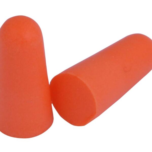 Orange Soft Foam PU Earplugs (Box of 200) Thumbnail